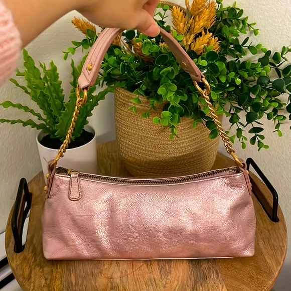marshall fields Bags Vintage Marshall Fields Pink Metallic Bag